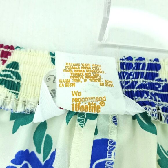 Vintage 1980s Floral Bloom Lightweight Skirt Medium Inner Visions Ship'n Shore - Picture 6 of 11